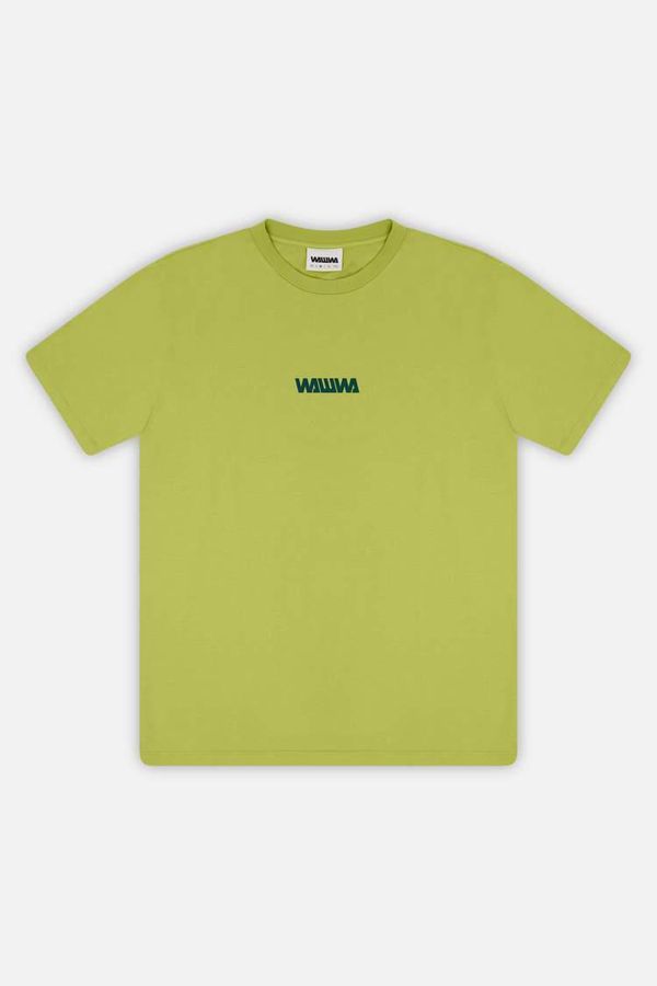 image of Basic Logo T-Shirt in Lime Green