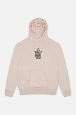 Leaf Logo Hood in Natural