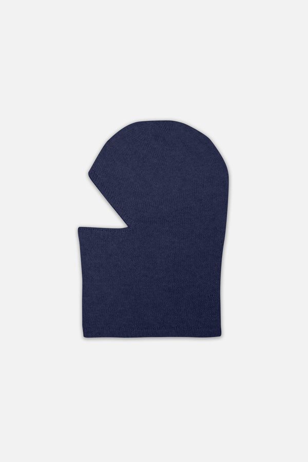 image of Recycled Balaclava in Petrol Knit