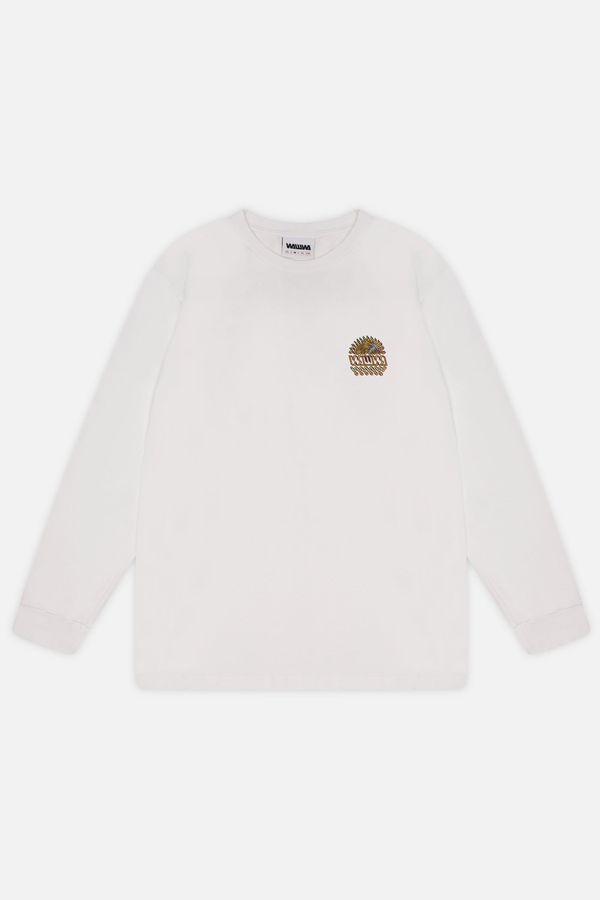 image of Sunspots Long Sleeve T-Shirt in White