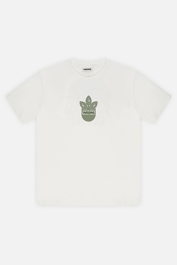 image of Leaf Logo T-Shirt in White