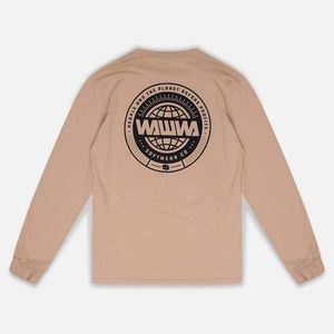Circle Logo Long Sleeve in Oat