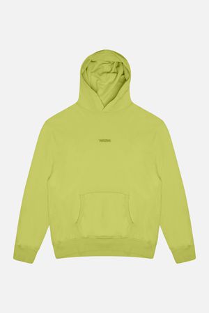 Basic Logo Hood in Lime Green