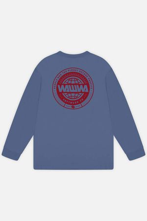 Circle Logo Long Sleeve in Sky Blue