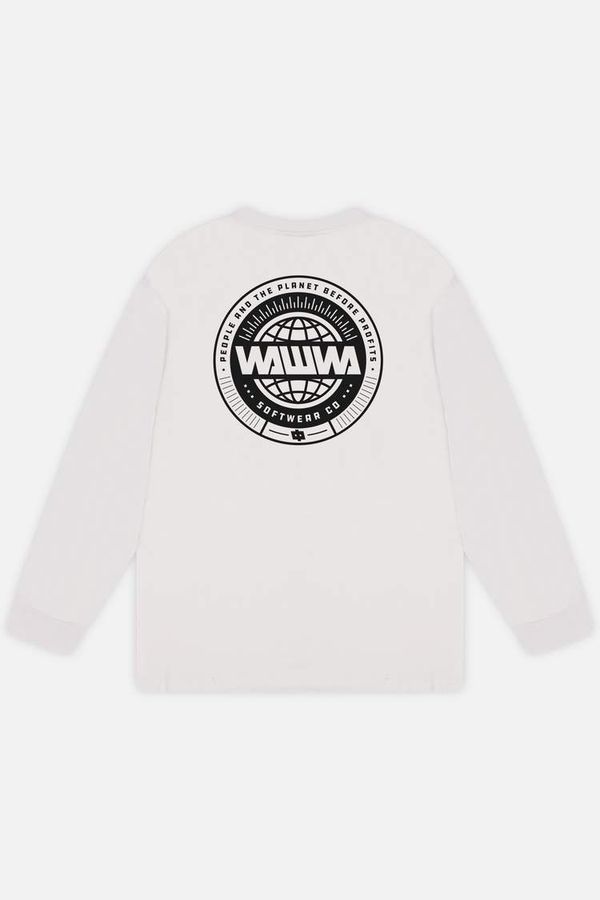 image of Circle Logo Long Sleeve in White