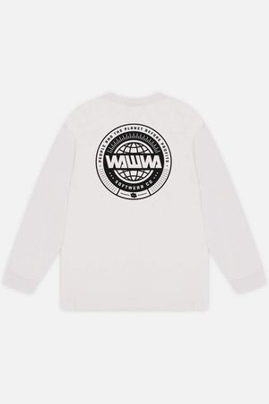 Circle Logo Long Sleeve in White
