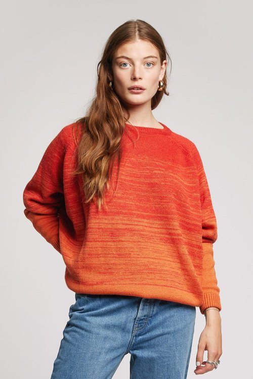 MADAN FIRE jumper merino wool sunset