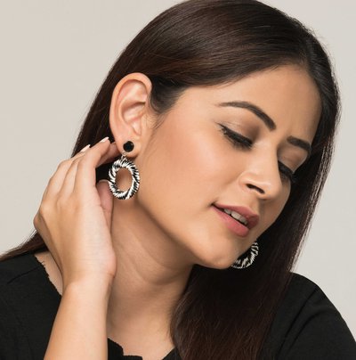 Chakra earrings from Daughters of the Ganges