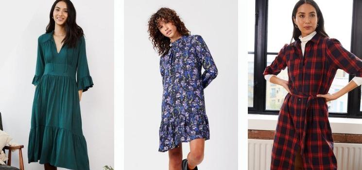 ethical and sustainable dresses for autumn winter 2021