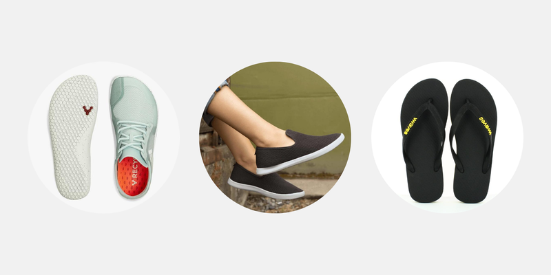 lockdown wardrobe running shoes, slip-ons, flip flops