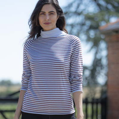 foxology giveaway breton stripe top