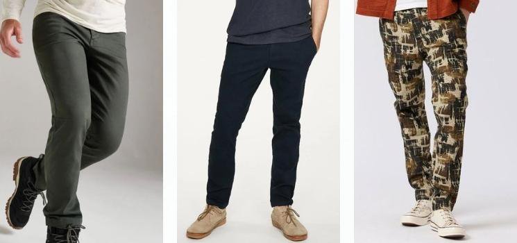 mens ethical and sustainable casual trousers for autumn winter 2021