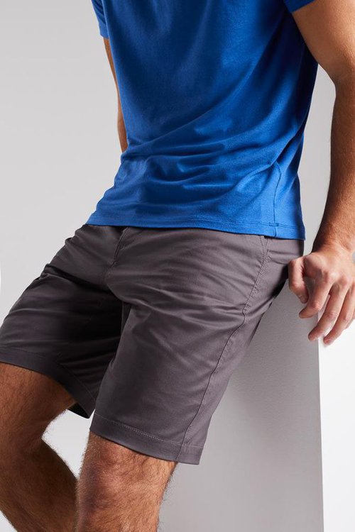 mens sustainable bamboo shorts in otter brown