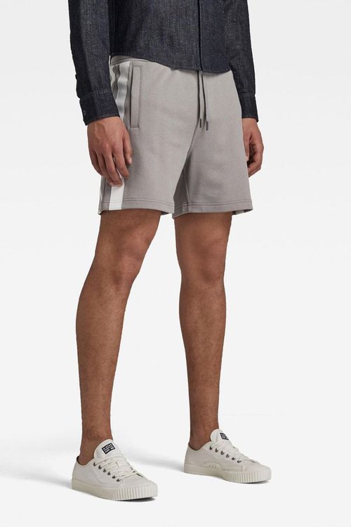 mens sustainable sport insert sweat shorts in charcoal