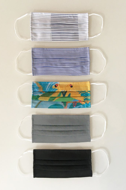 vegan face mask from sustainable fabric