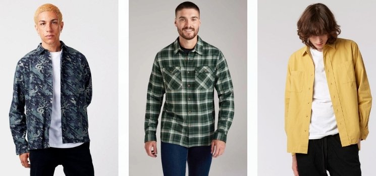 sustainable mens long sleeve shirts for autumn winter 2021