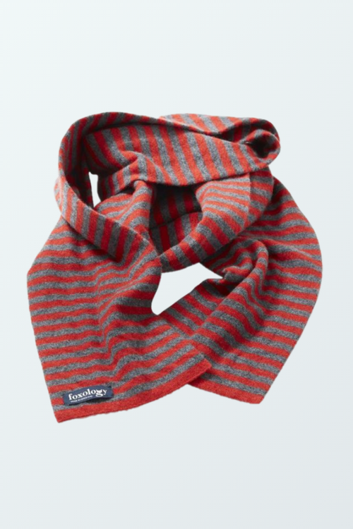 sustainable valentines gifts striped scarf