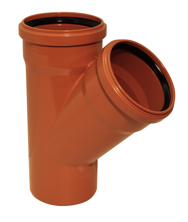 Kanalizačná odbočka 160/125 45°