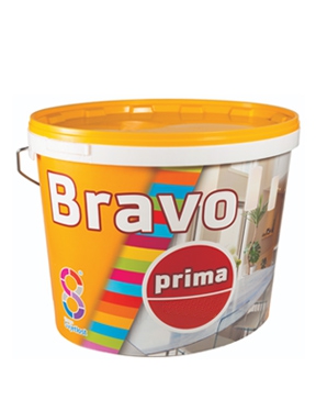 Farba na vnútorné steny Bravo PRIMA biela 3l