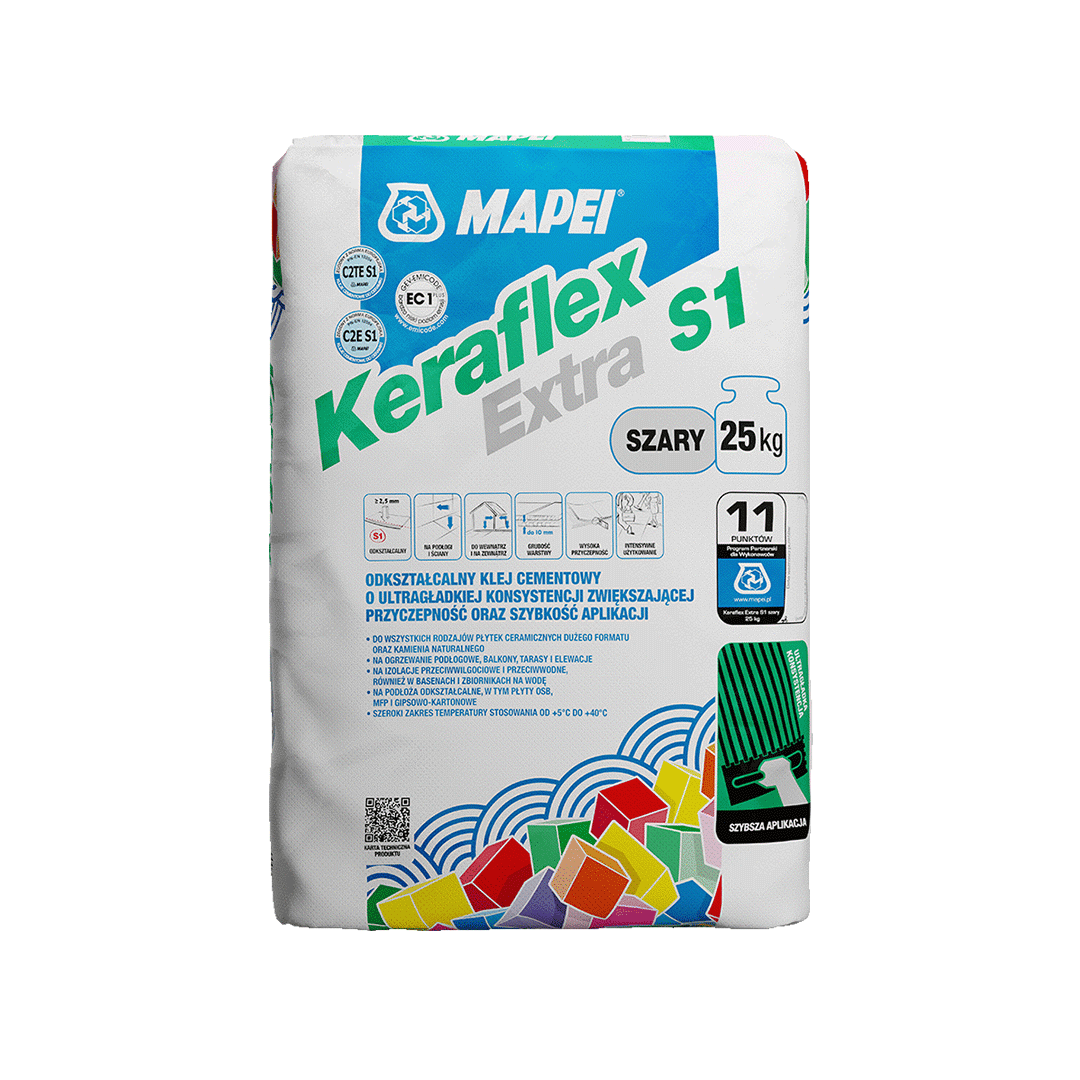 Lepidlo Keraflex šedé S1 25kg MAPEI