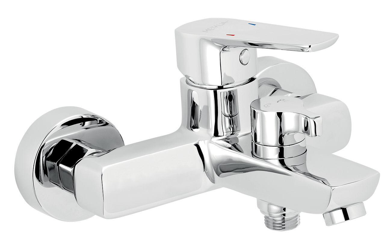 Novaservis Metalia 58 vaňová páková batéria nástenná chróm 150 mm (58020/1,0)