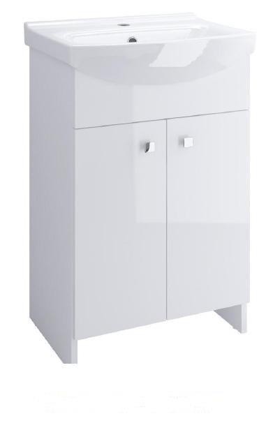 Kúpeľňová skrinka Cersanit Sati 50 cm s umývadlom Cersania