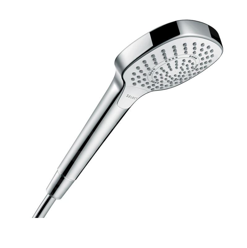 Hansgrohe Croma Select E Multi (26810400) – ručná sprcha 110 mm, 3 prúdy, biela/chróm