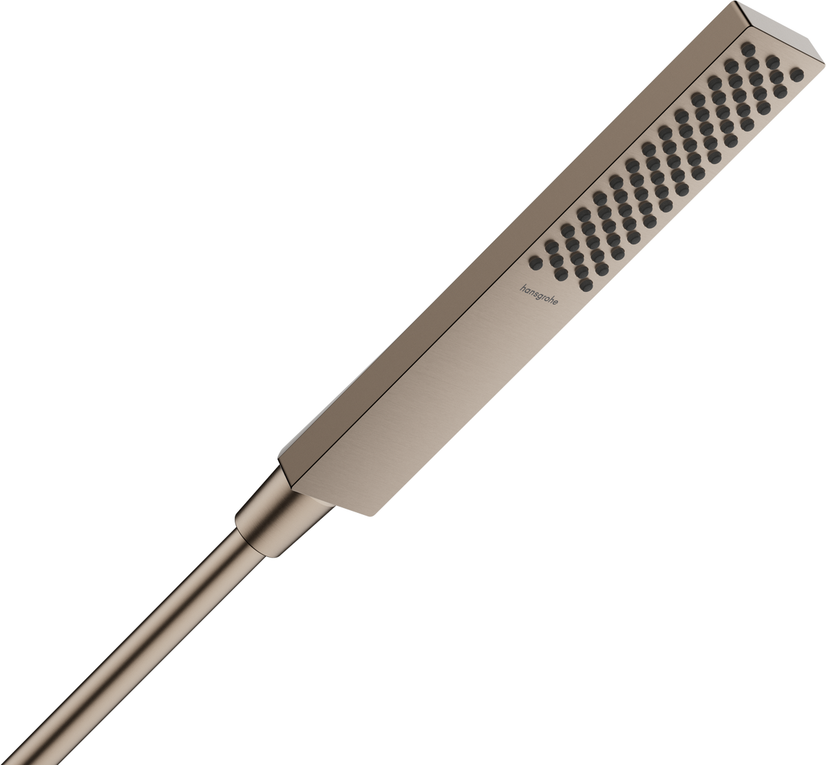 Hansgrohe Pulsify E ručná sprcha 100 x 25 mm, 1-prúdová (PowderRain), EcoSmart, kartáčovaný bronz