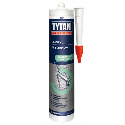 Akryl biely štukový Tytan