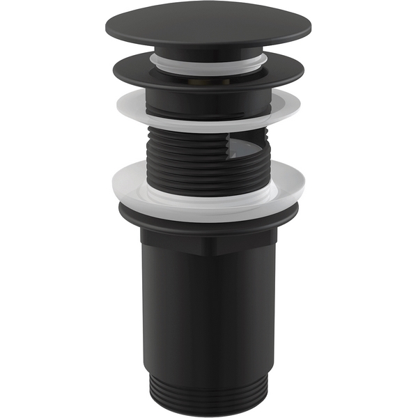 Alcadrain A392BLACK umývadlová výpusť Click-Clack G 5/4" čierna mat