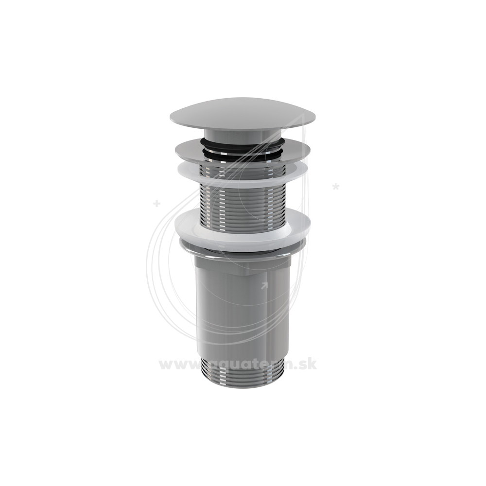 AlcaDrain A395 výpust umývadlová Click-Clack 5/4" kovová (bez prepadu)