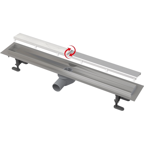 AlcaDrain APZ13-850 Modular podlahový sprchový žľab nerez 85 cm