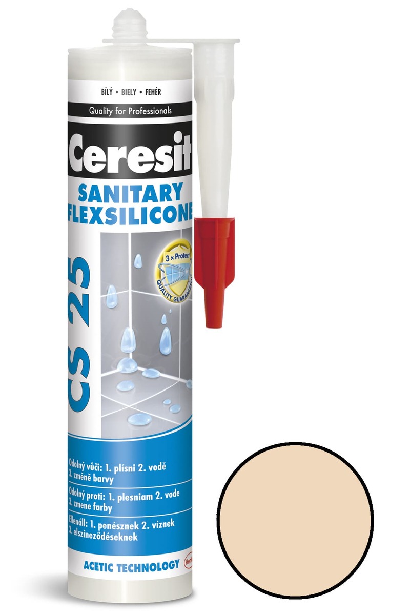 Silikón Ceresit CS 25 caramel 280ml