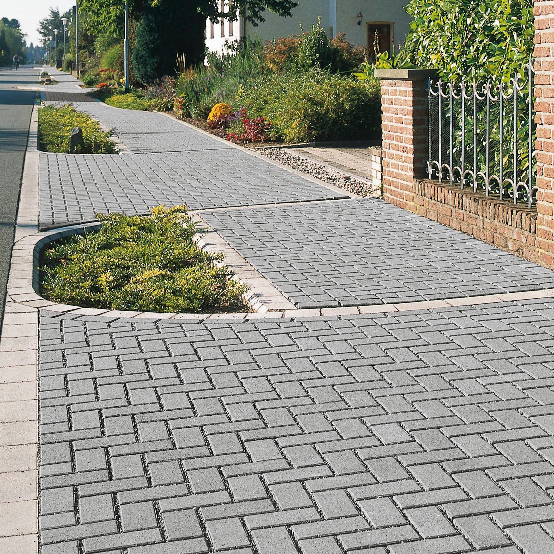 Dlažba betónová Citytop systémová 20x20x6 sivá