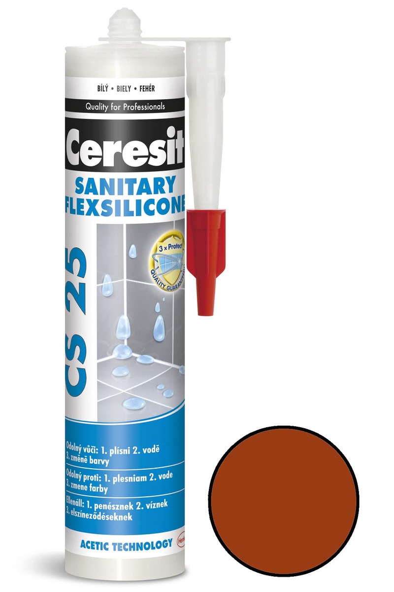 Silikón Ceresit CS 25 clinker 280ml