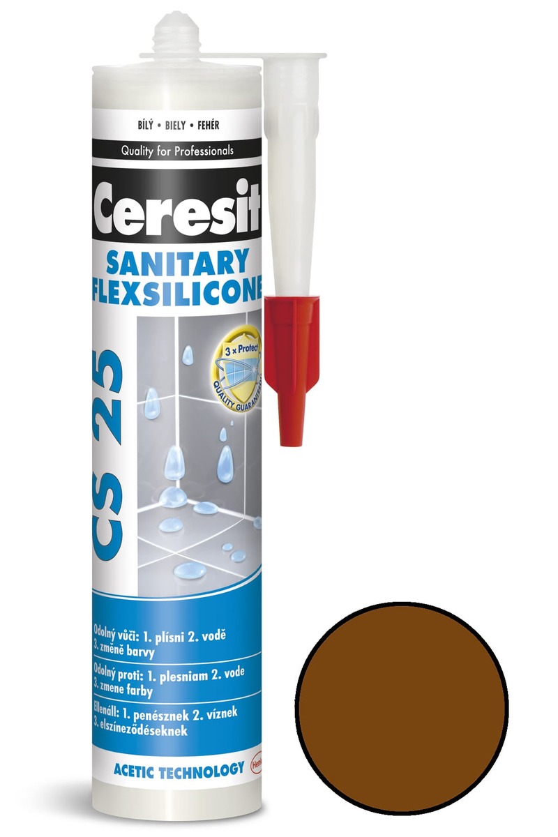 Silikón Ceresit CS 25 cocoa 280ml