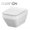 Cersanit Crea K114-016 závesná WC misa hranatá CleanOn, biela