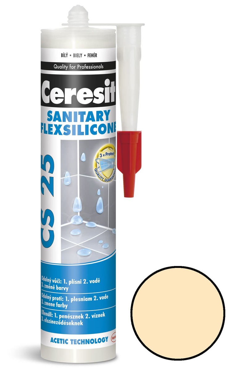 Silikón Ceresit CS 25 cream 280ml