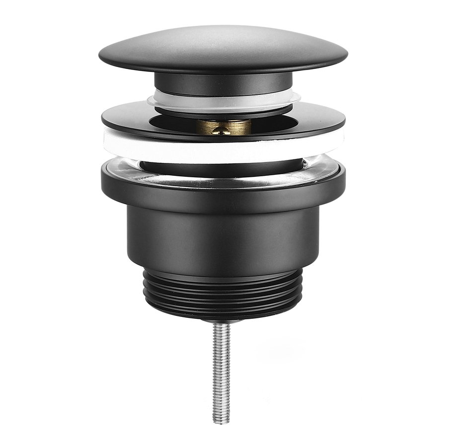 SAPHO Umývadlová výpust (click-clack) 5/4" čierna mat, CV1002B