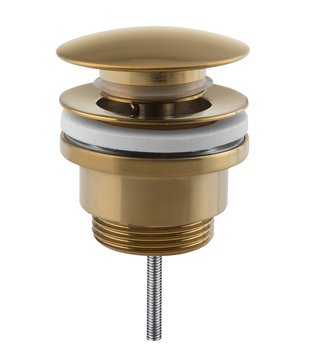 Sapho umývadlová výpusť 5/4" Click-clack CV1002GB, matné zlaté