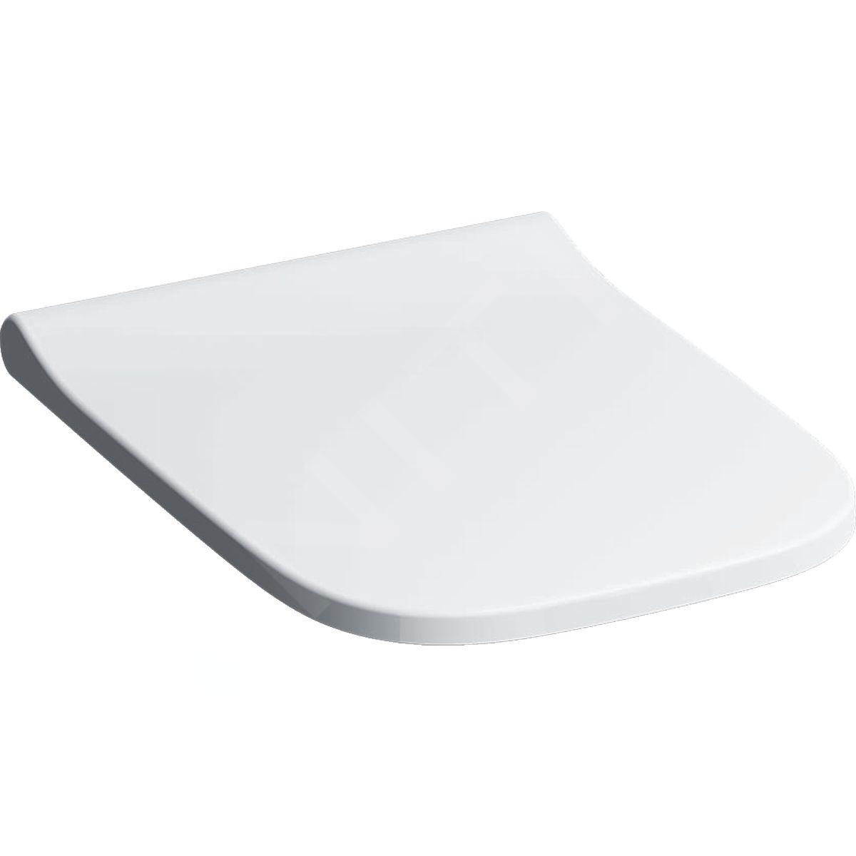 Geberit Smyle Square WC sedadlo 500.687.01.1, SoftClose, biela, duroplast