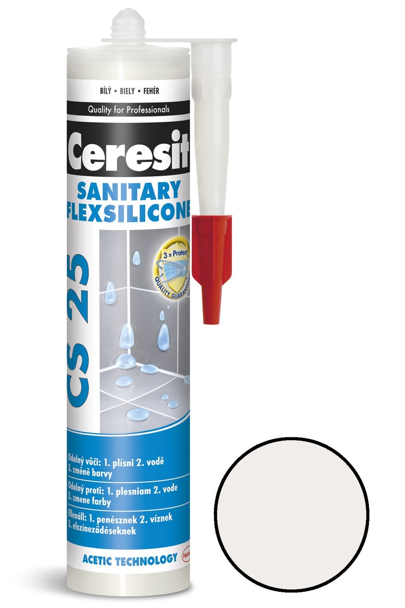 Silikón Ceresit CS 25 jasmin 280ml