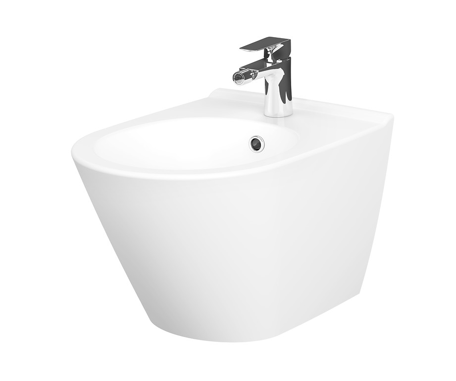 Cersanit City Oval K35-043, závesný bidet, biely