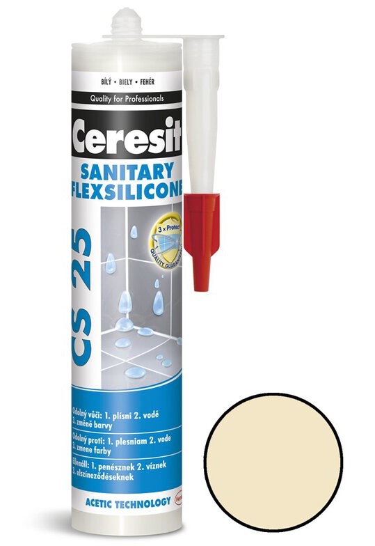 Silikón Ceresit CS 25 melba 280ml