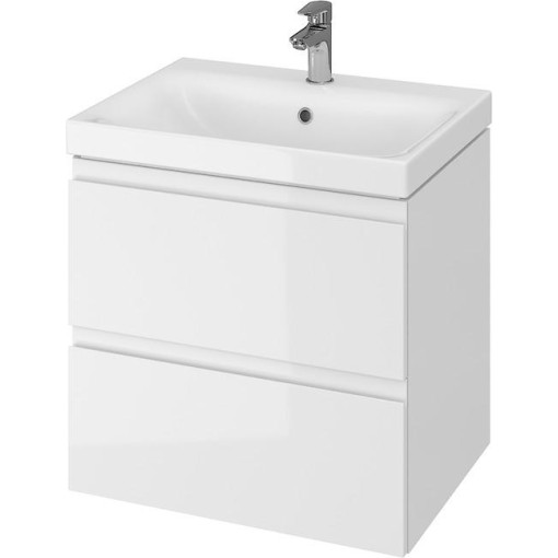 Cersanit Moduo závesná skrinka s umývadlom 60 cm, sivá (S801-313-DSM)