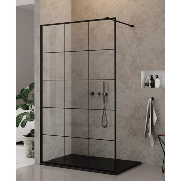 New Trendy New Modus Black Walk-in sprchová zástena 120 x 200 cm (čierny rám)
