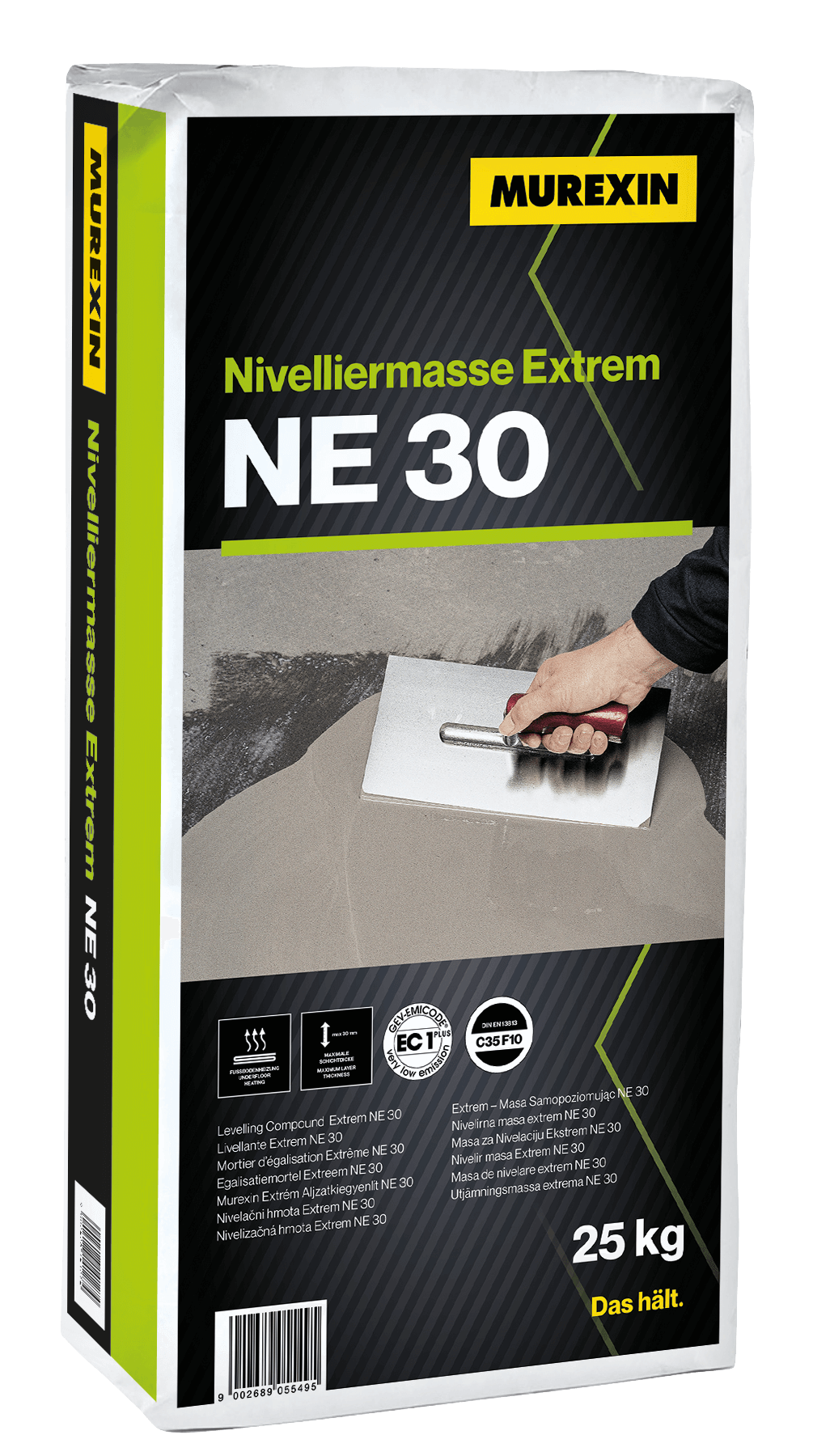 Nivelačná hmota NE 30 25kg Murexin