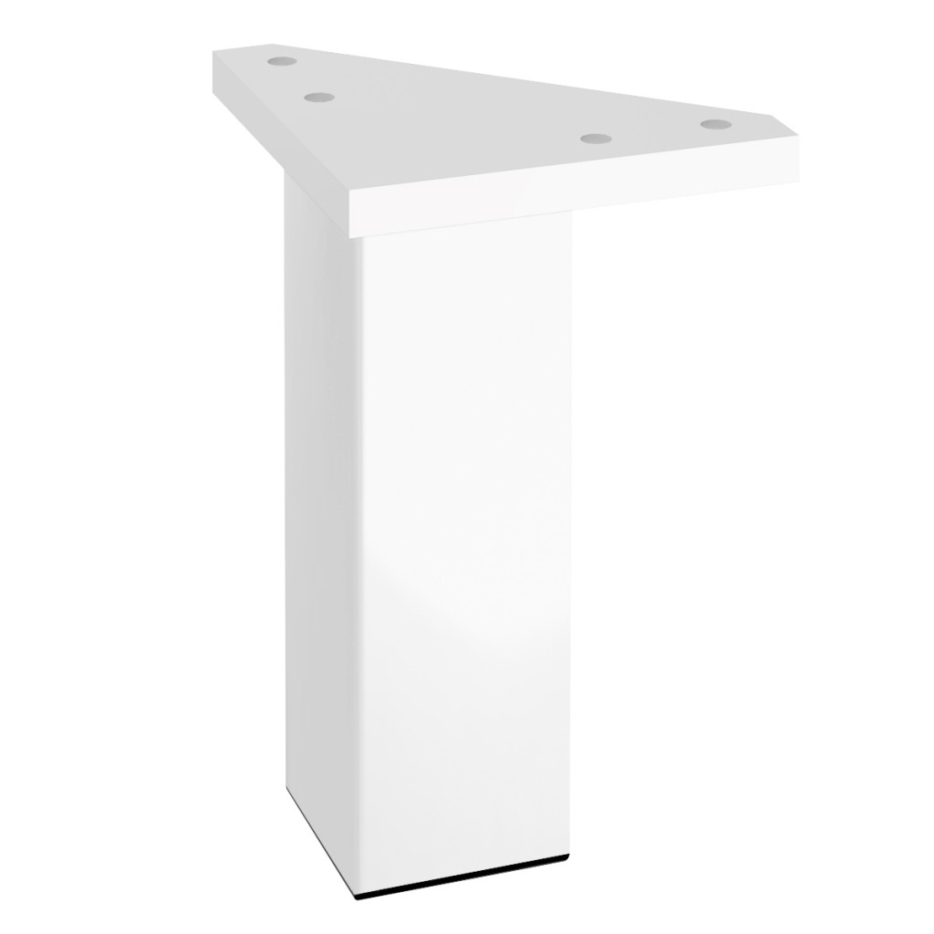 Cersanit sada univerzálnych nábytkových nožičiek S599-0066, 2 ks, biele, výška 12 cm