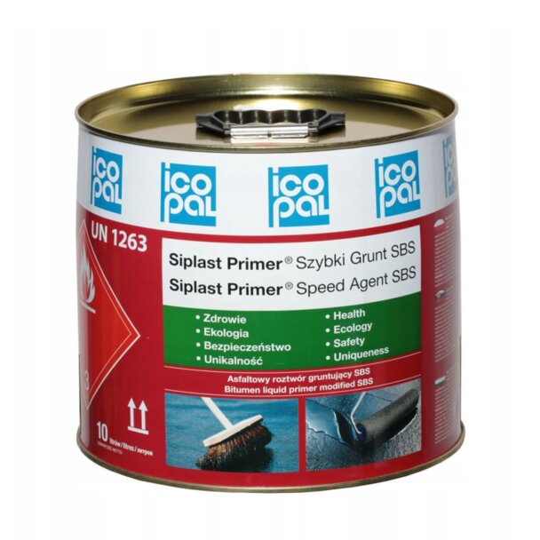 Penetrácia asfaltová SIPLAST PRIMER 10l Icopal
