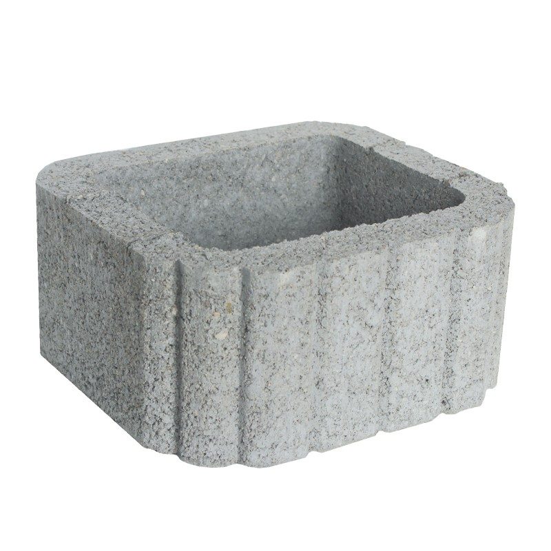 Svahová tvárnica Miniflor 29,5x26x14 sivá